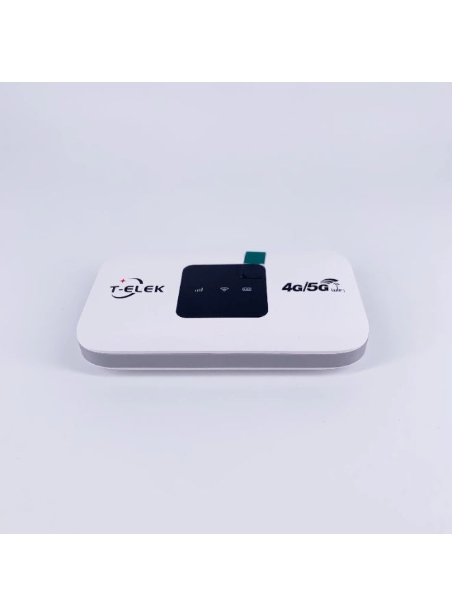 تي إليك راوتر واي فاي محمول 4G/5G LTE – مودم لاسلكي WiFi 6 مع بطارية 3000mAh وشحن Type-C لمشاركة الإنترنت عالية السرعة - Image 4